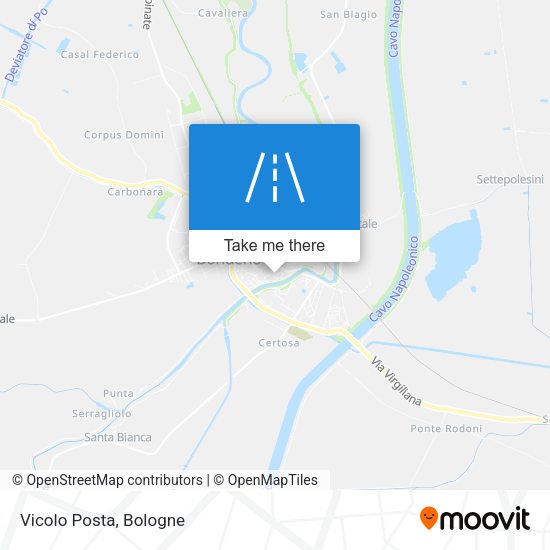Vicolo Posta map