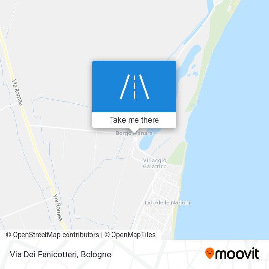 Via Dei Fenicotteri map