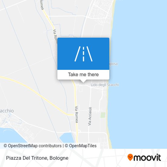 Piazza Del Tritone map
