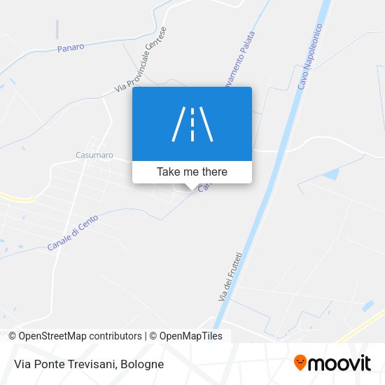 Via Ponte Trevisani map