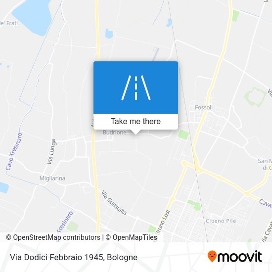 Via Dodici Febbraio 1945 map