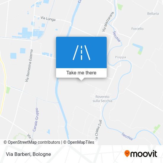 Via Barberi map