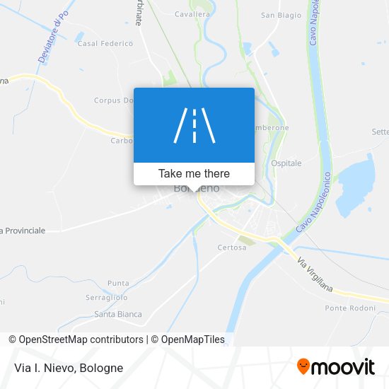 Via I. Nievo map