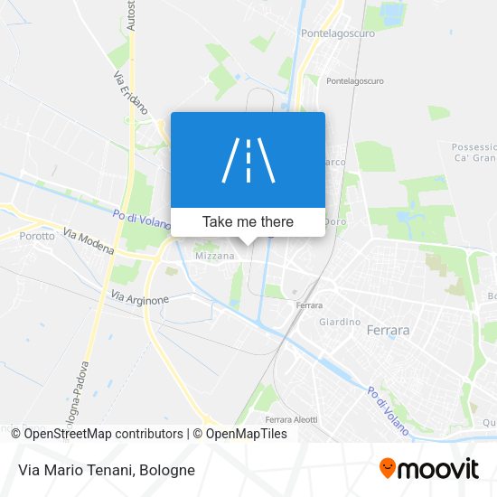Via Mario Tenani map