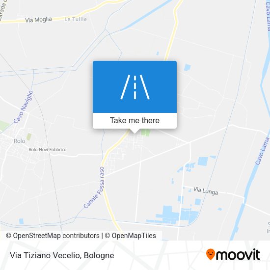 Via Tiziano Vecelio map