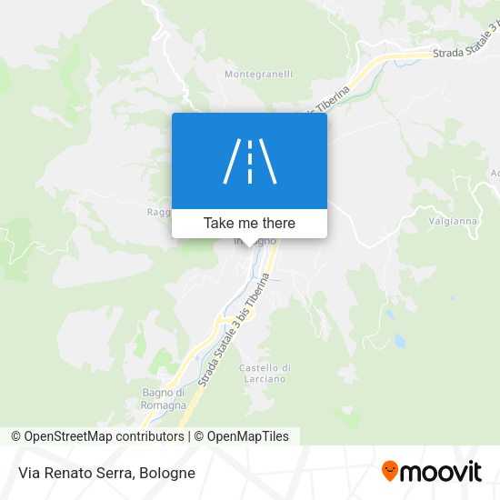 Via Renato Serra map