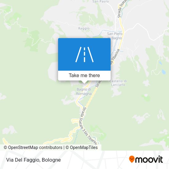 Via Del Faggio map