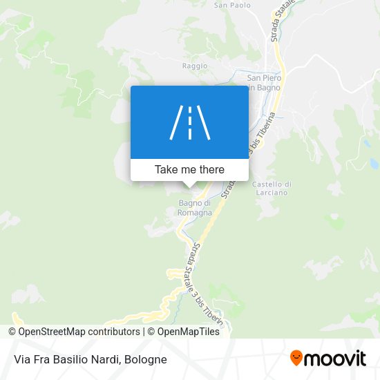 Via Fra Basilio Nardi map