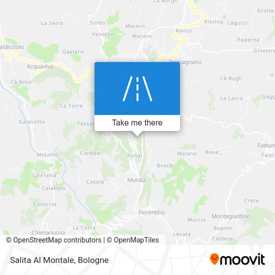 Salita Al Montale map