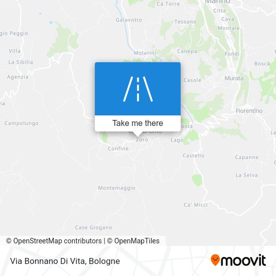 Via Bonnano Di Vita map