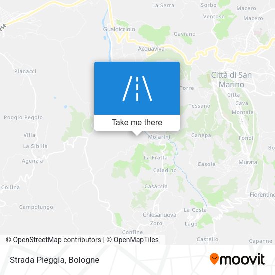 Strada Pieggia map