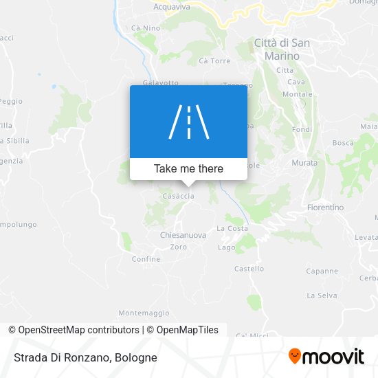 Strada Di Ronzano map