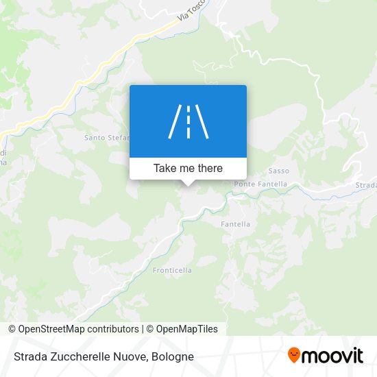 Strada Zuccherelle Nuove map