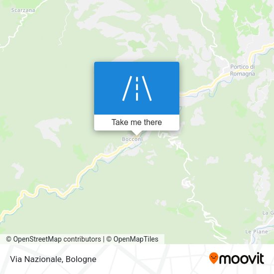 Via Nazionale map