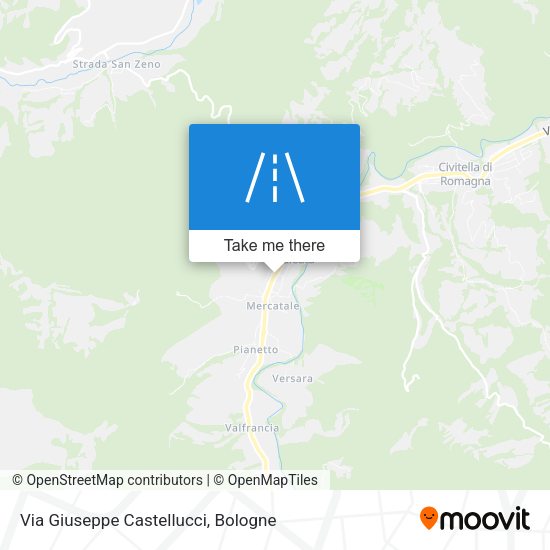 Via Giuseppe Castellucci map