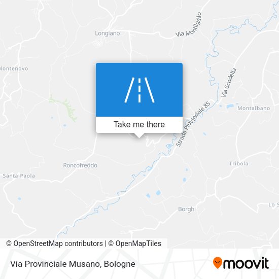 Via Provinciale Musano map