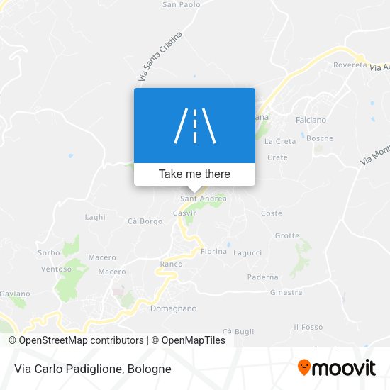 Via Carlo Padiglione map