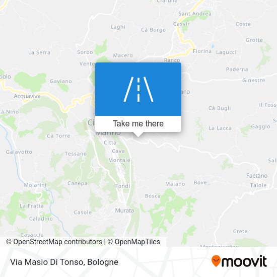 Via Masio Di Tonso map