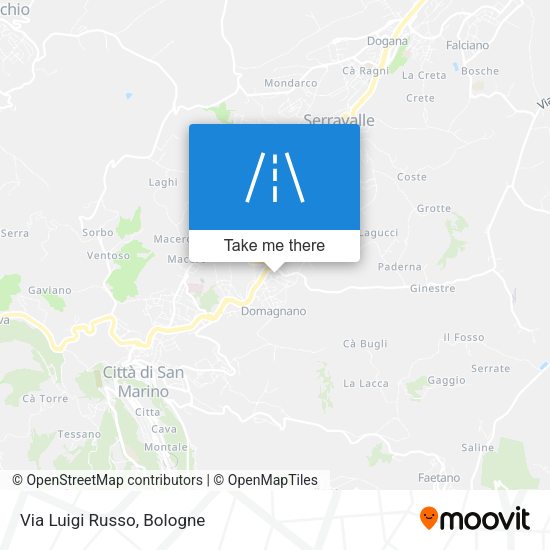 Via Luigi Russo map