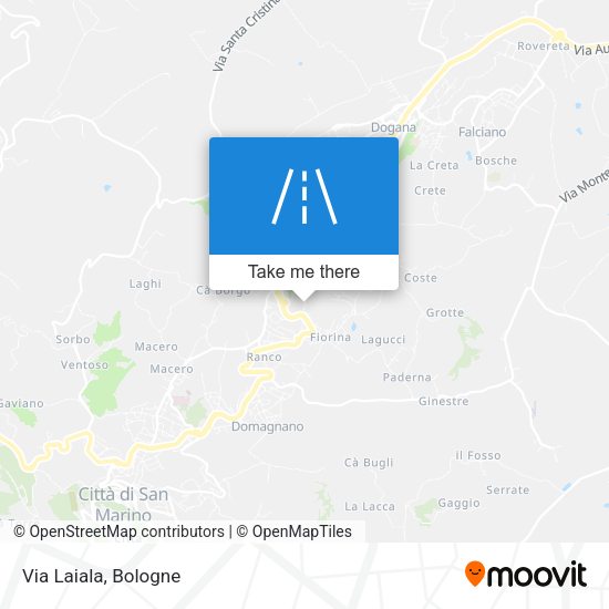 Via Laiala map