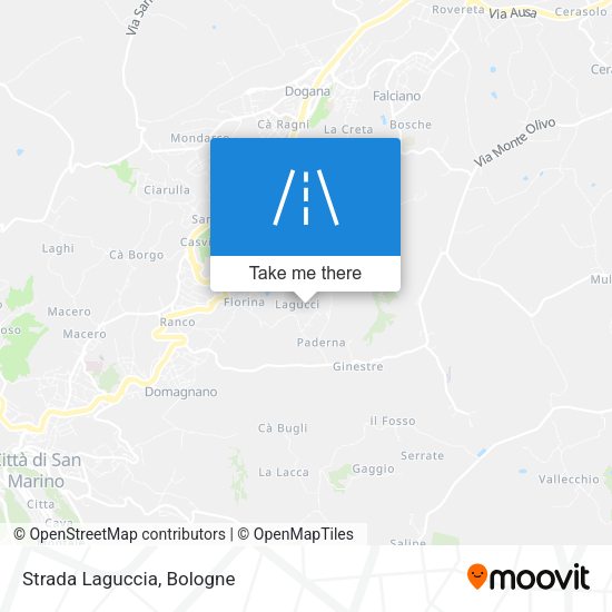 Strada Laguccia map