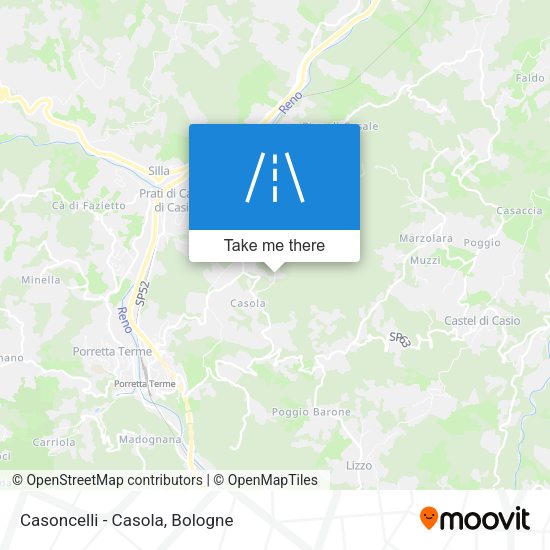 Casoncelli - Casola map