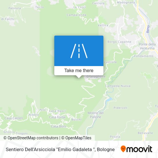 Sentiero Dell'Arsicciola "Emilio Gadaleta " map