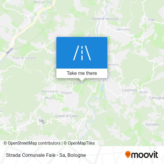 Strada Comunale Faiè - Sa map