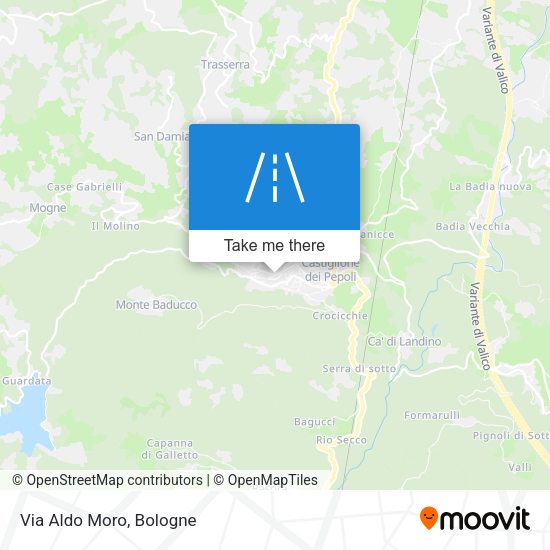 Via Aldo Moro map