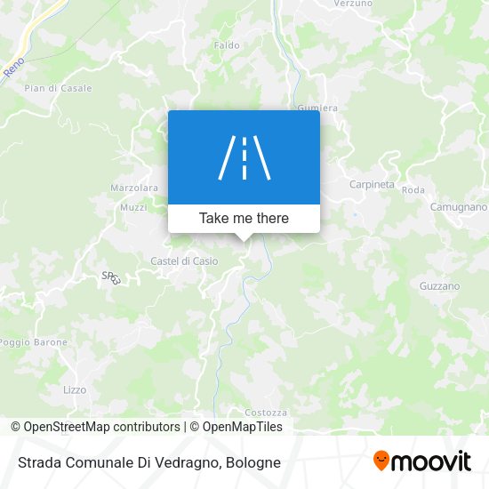 Strada Comunale Di Vedragno map
