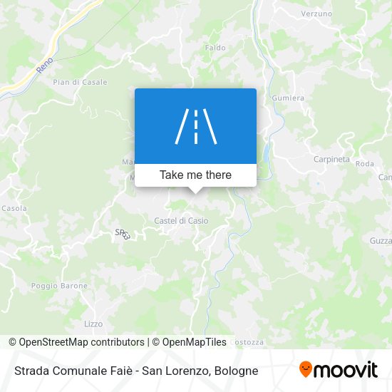 Strada Comunale Faiè - San Lorenzo map