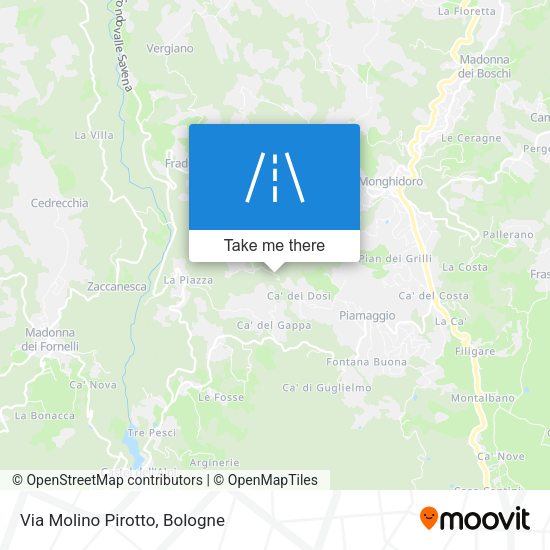 Via Molino Pirotto map