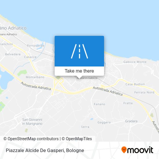 Piazzale Alcide De Gasperi map