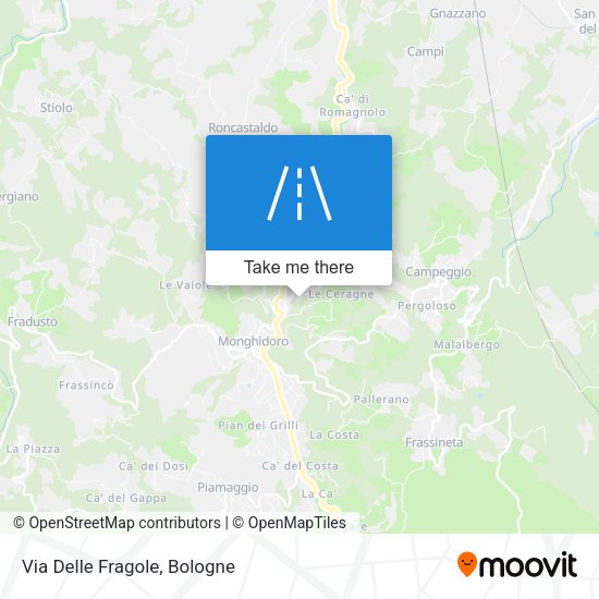 Via Delle Fragole map