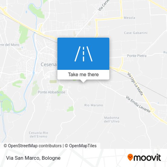 Via San Marco map
