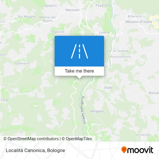 Località Canonica map