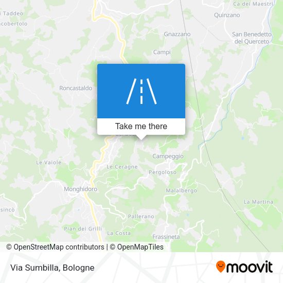 Via Sumbilla map
