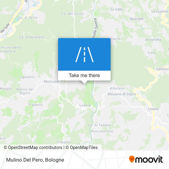 Mulino Del Pero map