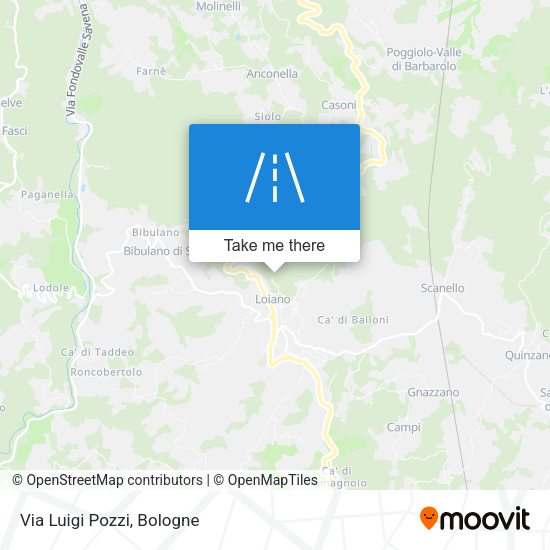 Via Luigi Pozzi map
