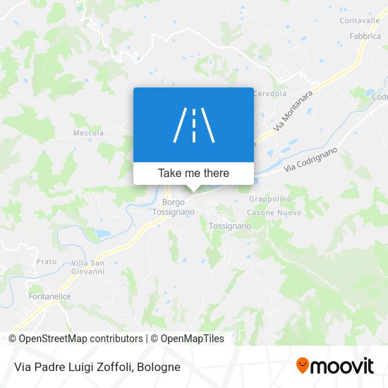Via Padre Luigi Zoffoli map
