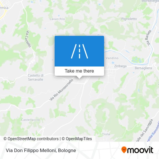 Via Don Filippo Melloni map