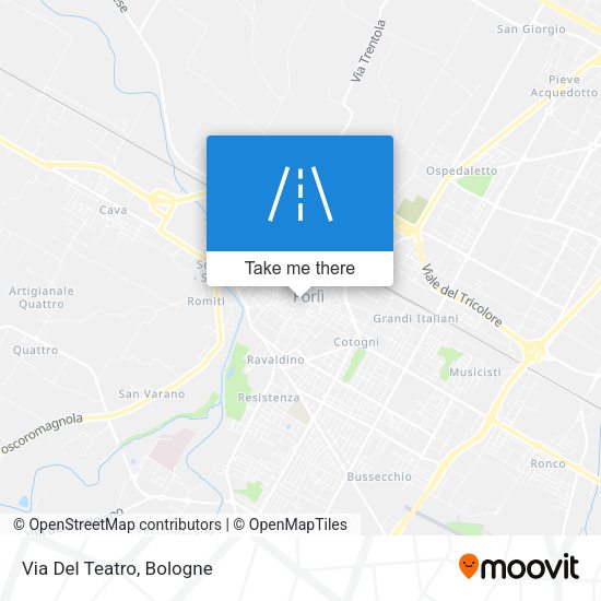 Via Del Teatro map