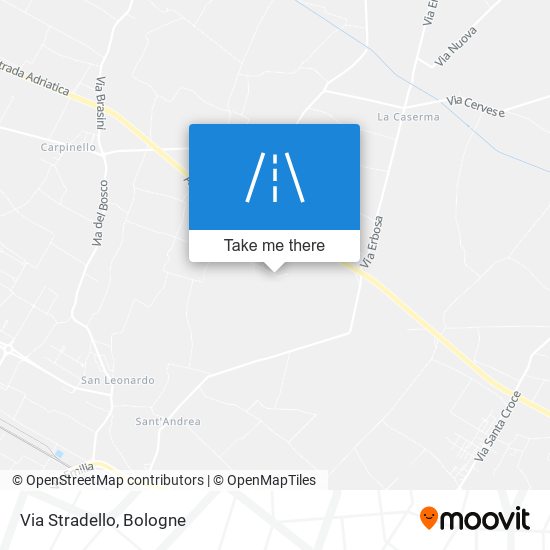 Via Stradello map