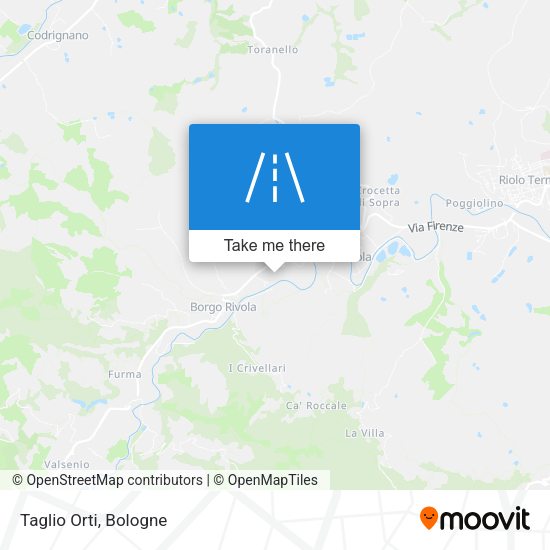 Taglio Orti map
