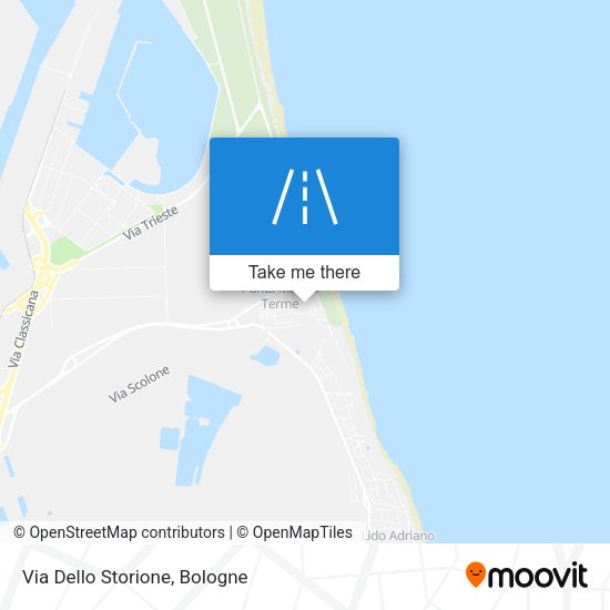 Via Dello Storione map