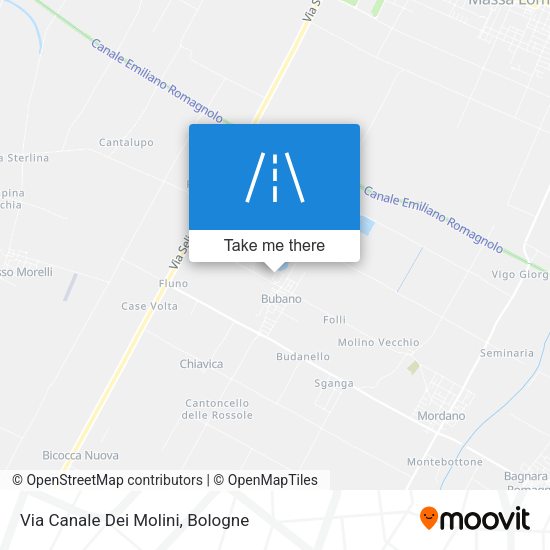 Via Canale Dei Molini map
