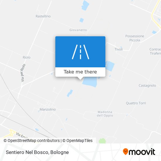 Sentiero Nel Bosco map