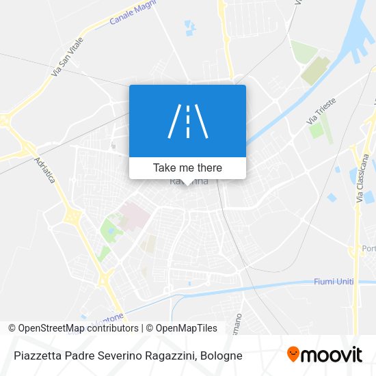 Piazzetta Padre Severino Ragazzini map