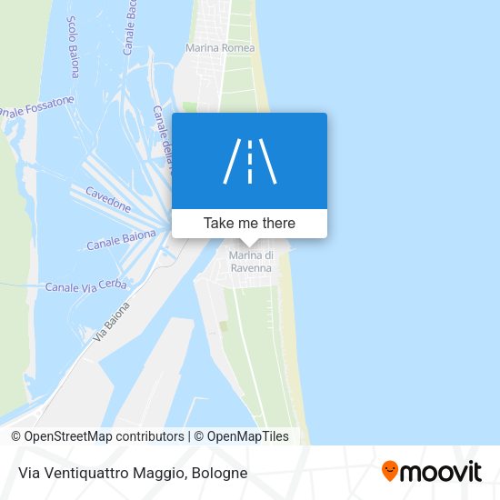 Via Ventiquattro Maggio map