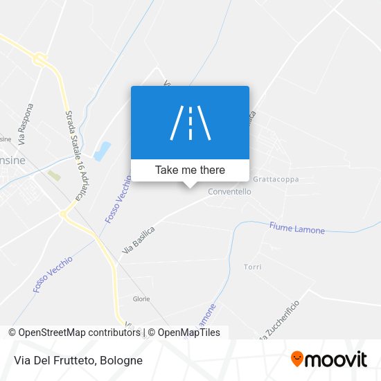 Via Del Frutteto map